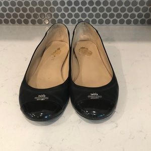 Coach Chelsea Black  Flats size 7